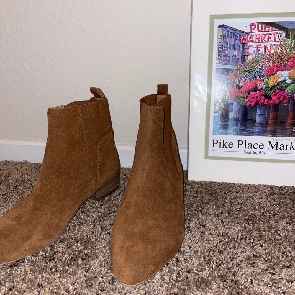 Brown Lucky Brand Chelsea Boots